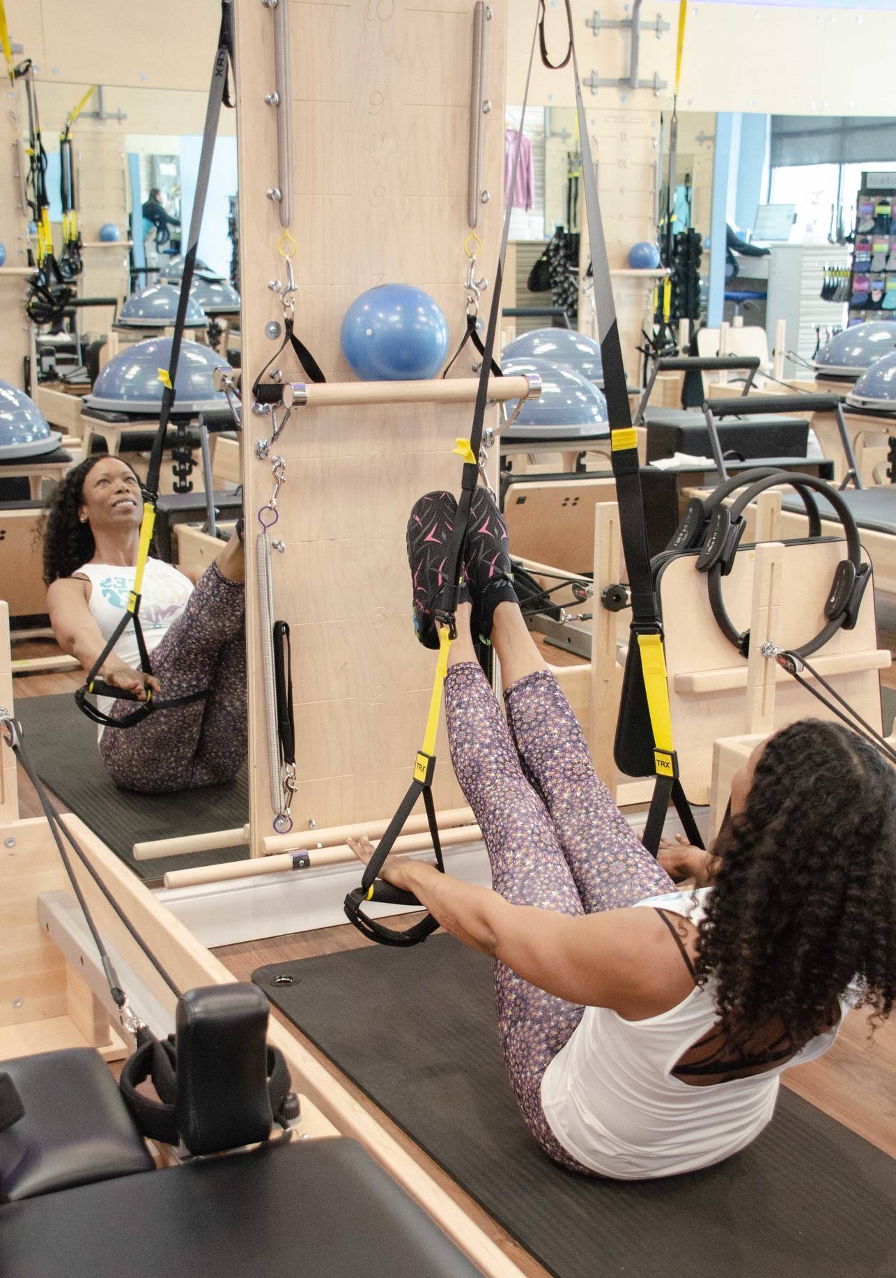 Pilates reformer practice